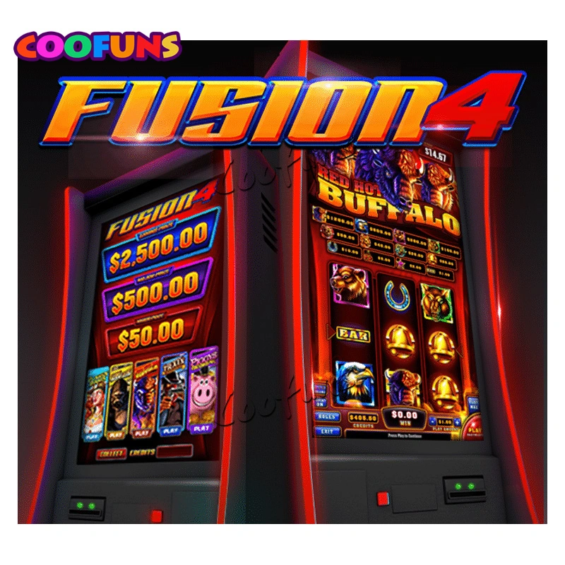 Amusement Equipment Nudge 5 in 1 Skill Game Fusion 4 Casino Gambling Machine for Sale