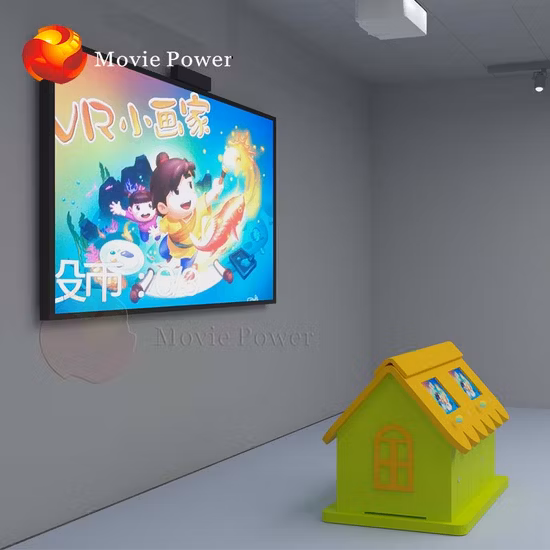 Монетные детские игры Vr, волшебная картина, интерактивный игровой автомат с рыбой